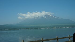 山梨県側から