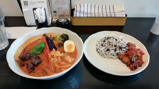 フルーティーなスープでした。ボリューム満点