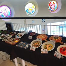 メニューの展示