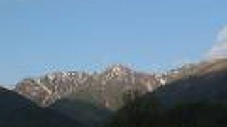 ＪＲ大糸線　神城駅から飯森駅で車窓から見えます