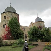 いばら姫の城サバブルク、ここから撮る古城の姿が一番！