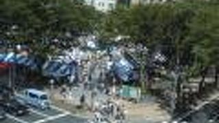 モノレールから見えます