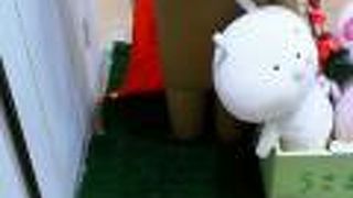 大型フィギュアもありLINE好きにはたまらない雰囲気です