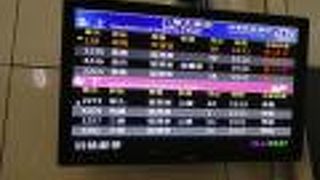 基隆方面との乗り換え駅。この駅から台北方面へはホームに注意。