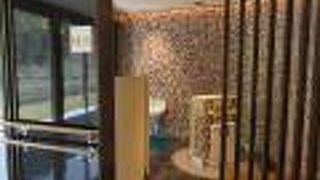 くじらの博物館近くにある　新しい道の駅には　地域の情報センターもありました