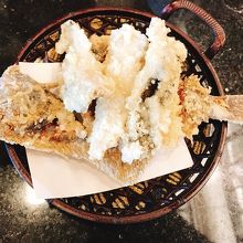 砂ガレイの唐揚げ４２０円