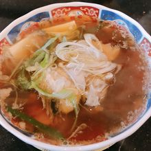 ごそがれいのあら汁、醤油味１８０円