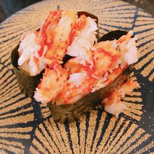 花咲ガニの軍艦