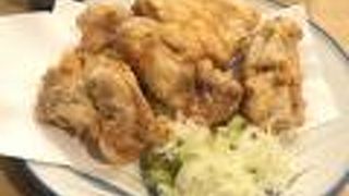 カラリとした唐揚げに爽やかなポン酢