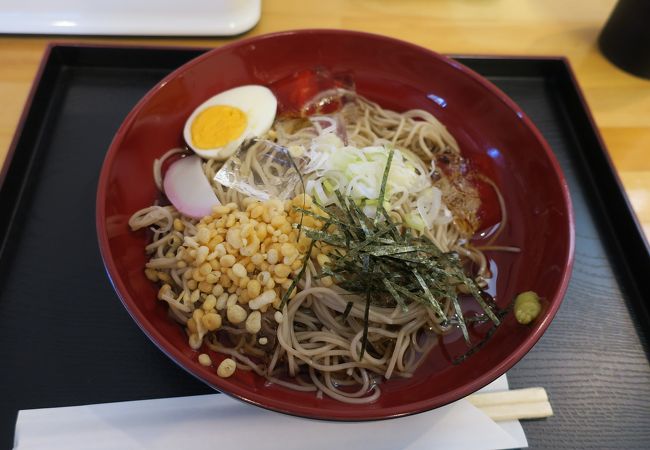 村上駅前のそば屋