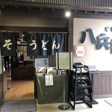 エレベーターの隣