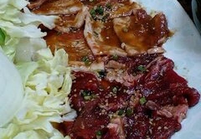 鹿肉料理を堪能