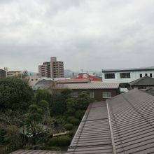 305号室からの眺望。南向き鳥取の街が見えます。