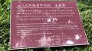 弁護士会の建物の脇にある