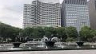 緑と水の風景が休憩や散策にもってこい