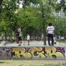 スケボーの練習場