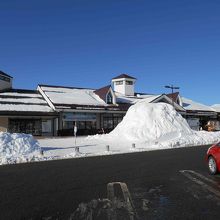 ご覧のようにすごい雪