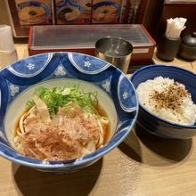 ぶっかけうどんセット
