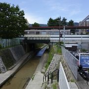 阪神電車石屋川駅付近の景色