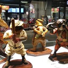 古今東西の犬や猫の人形が多数展示されてました