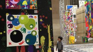 ギャラリーのアートスペースで香取慎吾さんの展示を見ました