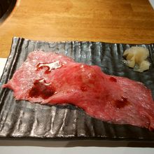 上質な肉をゆっくりと