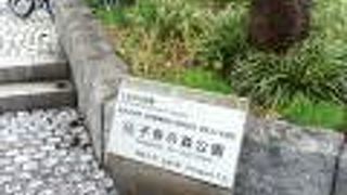 新馬場駅西側の公園