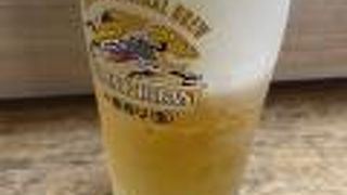 お通しと生ビール！