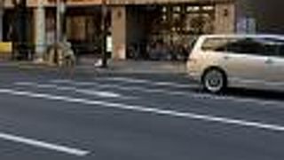 北口を出るとすぐ