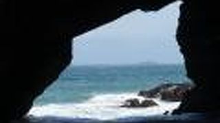 龍宮窟からも遠くに見えました