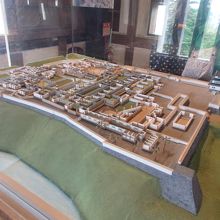 弘前城展示されているお城のミニチュア
