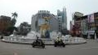 嘉義のロータリーの真ん中