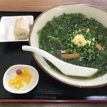 風味豊かなアーサーそば