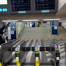 名鉄名古屋駅改札口