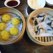 かに味噌小籠包、トリュフ小籠包