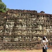 象のテラスの北側にあるライ王のテラス