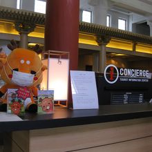 ご当地キャラもマスク着用