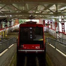 ケーブルカーの車両