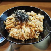 夏に行くならランチの鱧丼がおすすめ