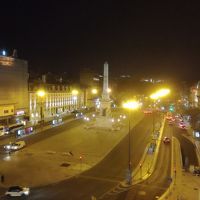 ５０８号室から見たレスタウラドーレス広場