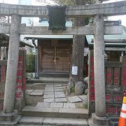 佃島の小さな稲荷神社