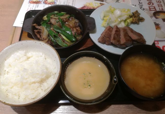 おいしい牛タンがいただけました。