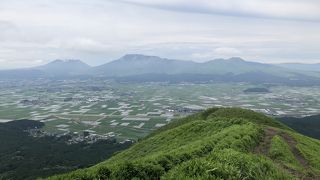 阿蘇五岳が拝める