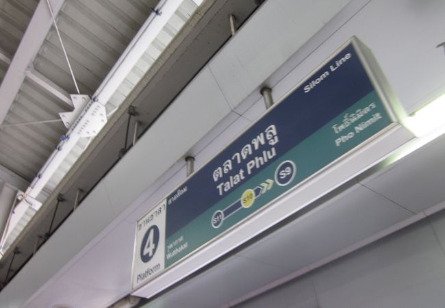 タラートプルー駅 (BTS) Talat Phlu Station (BTS)