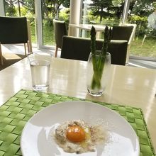 びえい産アスパラガス茹であげ。