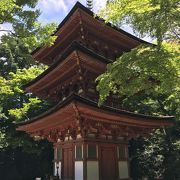 京都と奈良の府県境の山間にある静かなお寺。