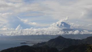 きれいな富士山を眺められる、癒しの場所