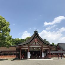 本殿。家康の四男松平忠吉の寄進