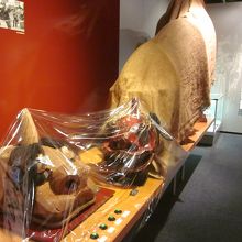 館内の十勝の暮らしゾーンの民具展示