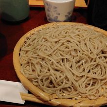 鴨のつけ蕎麦大盛り。